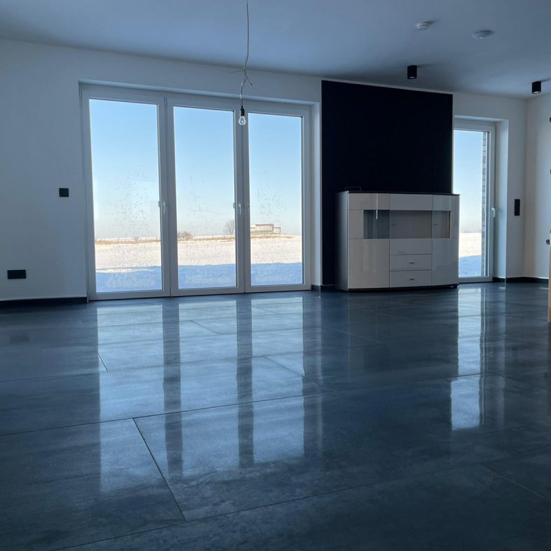 Großformat Fliesen, Komplettes Erdgeschoss mit Marazzi 150*75cm Fliesen